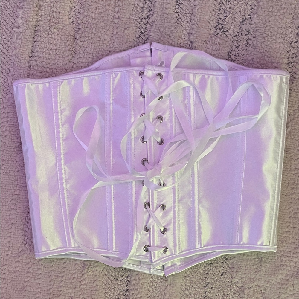 *NEW* Satin Lace-Up/Clasp Corset